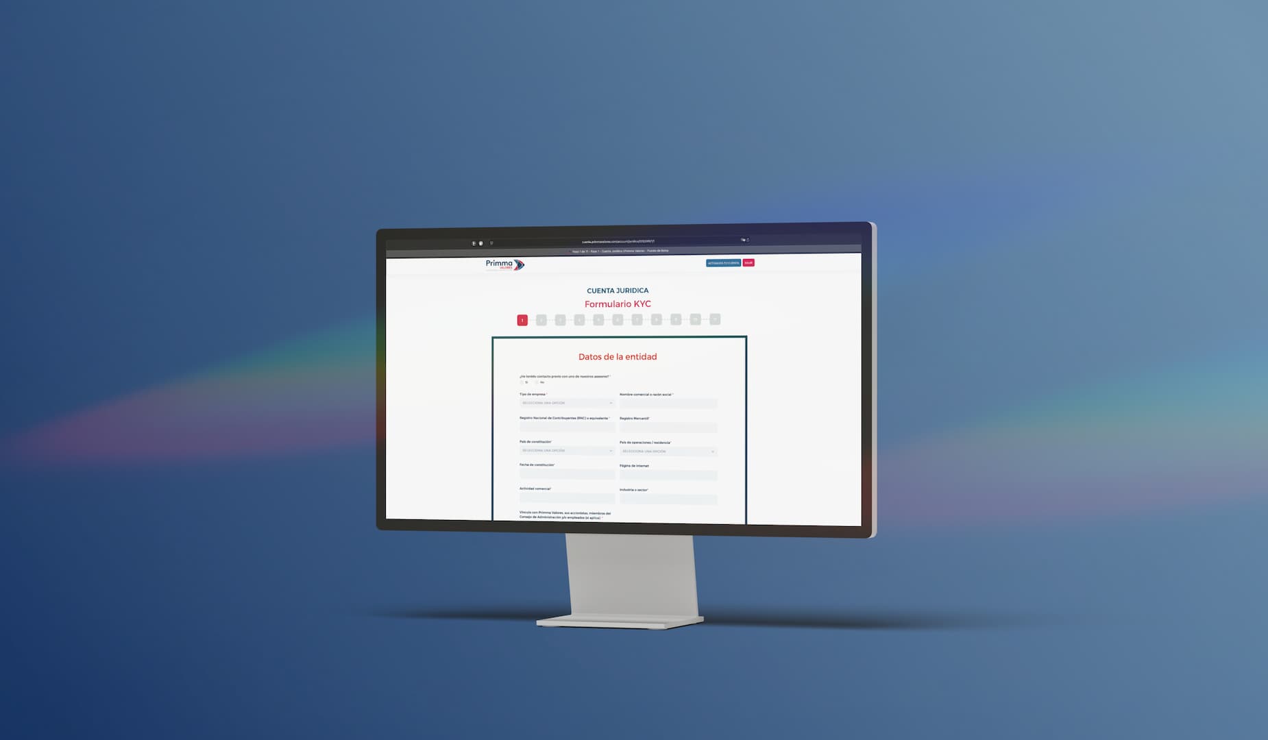 Onboarding Digital Primma Valores — imagen 4